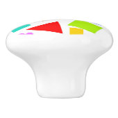 図形と色 セラミックノブ (側面)