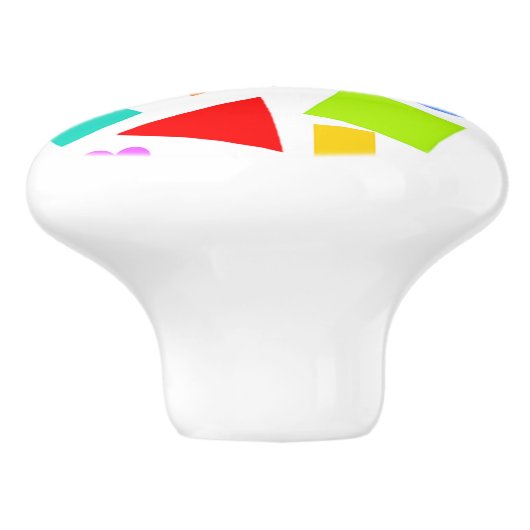 図形と色 セラミックノブ (側面)