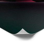 図形のカラフル緩和曲線 ポスター (角)