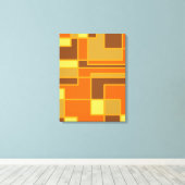 図形のキャンバス印刷 キャンバスプリント (インサイチュ (ウッドフロア))