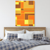 図形のキャンバス印刷 キャンバスプリント (インサイチュ (寝室))