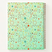 図形のパターンのノートブック ノートブック (裏面)