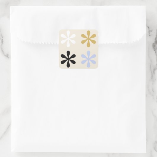 図形の四角形のシール スクエアシール (バッグ)