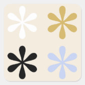 図形の四角形のシール スクエアシール (正面)