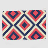 図形の対角線図形 ゴルフタオル (横)