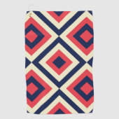 図形の対角線図形 ゴルフタオル (正面)