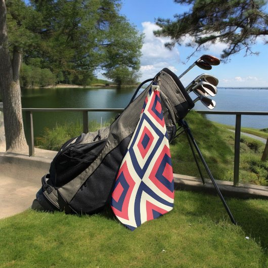 図形の対角線図形 ゴルフタオル