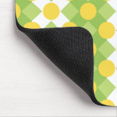 図形の明るい行のパターン マウスパッド (コーナー)