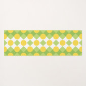 図形の明るい行のパターン ヨガマット (裏面(横))