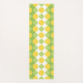 図形の明るい行のパターン ヨガマット