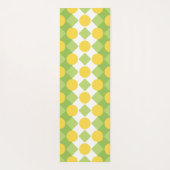 図形の明るい行のパターン ヨガマット (裏面)