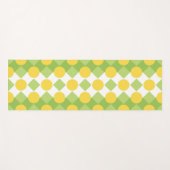 図形の明るい行のパターン ヨガマット (正面(横))