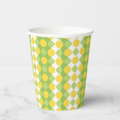 図形の明るい行のパターン 紙コップ (右)