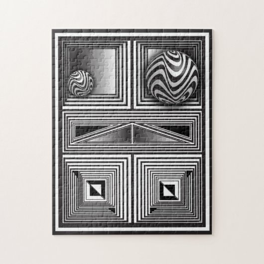 図形を通る光学 ジグソーパズル (縦)