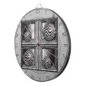 図形を通る光学 ダーツボード (正面右)