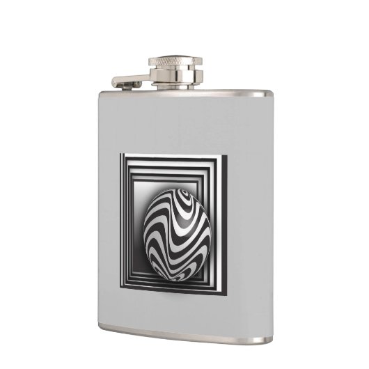 図形を通る光学 フラスク (左)