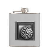 図形を通る光学 フラスク (正面)