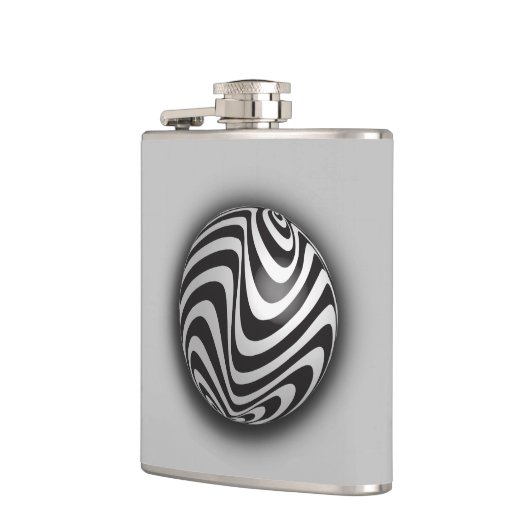 図形を通る光学 フラスク (左)