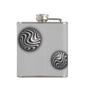 図形を通る光学 フラスク (裏面)