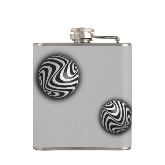 図形を通る光学 フラスク (裏面)