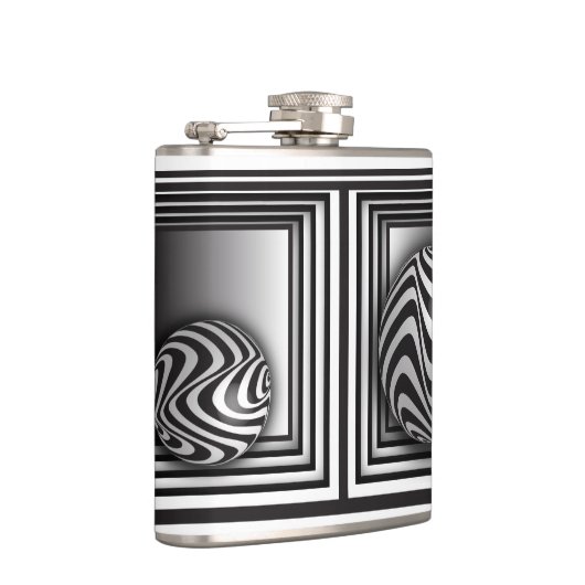 図形を通る光学 フラスク (右)