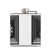 図形を通る光学 フラスク (裏面)