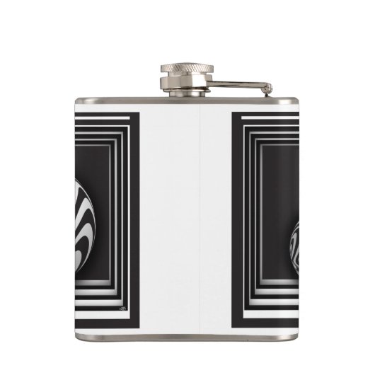 図形を通る光学 フラスク (裏面)