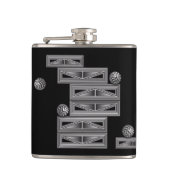 図形を通る光学 フラスク (正面)