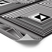 図形を通る光学 ポスター (角)