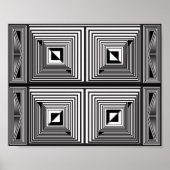 図形を通る光学 ポスター (正面)