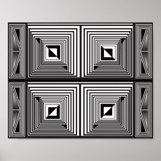 図形を通る光学 ポスター (正面)