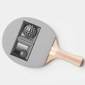 図形を通る光学 卓球ラケット (横)