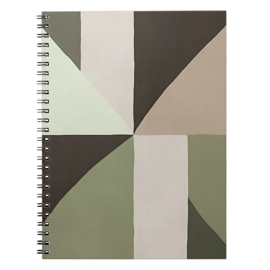 図形オーガニック仕訳帳 ノートブック (正面)