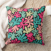 図形オーガニック抽象芸術240822 – 黒の色 クッション (ブランケット)