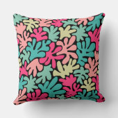 図形オーガニック抽象芸術240822 – 黒の色 クッション (裏面)