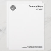 図形オーガニック013 レターヘッド (正面/裏面)