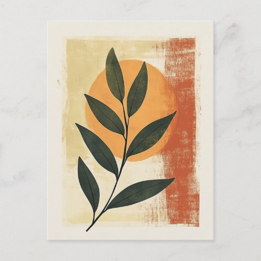 図形オーガニック#112 ポストカード (正面)