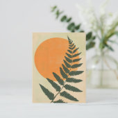 図形オーガニック#114 ポストカード (スタンド正面)