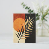 図形オーガニック#115 ポストカード (スタンド正面)