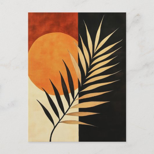 図形オーガニック#115 ポストカード (正面)