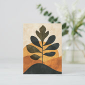 図形オーガニック#117 ポストカード (スタンド正面)