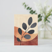 図形オーガニック#118 ポストカード (スタンド正面)