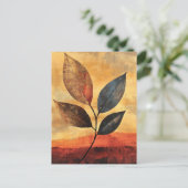 図形オーガニック#121 ポストカード (スタンド正面)