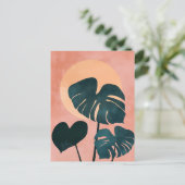 図形オーガニック#122 ポストカード (スタンド正面)