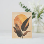 図形オーガニック#123 ポストカード (スタンド正面)