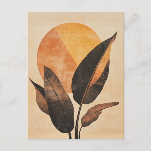 図形オーガニック#123 ポストカード (正面)