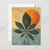 図形オーガニック#124 ポストカード (正面/裏面)