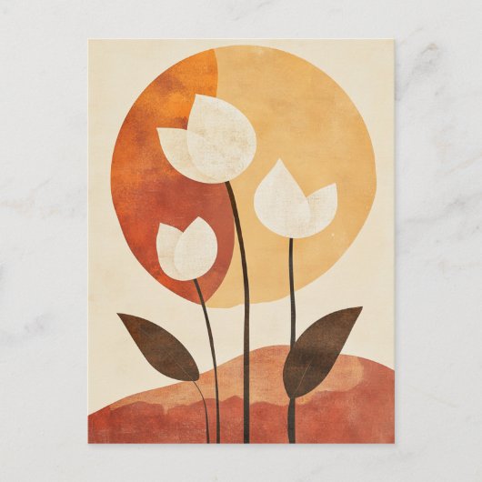 図形オーガニック#128 ポストカード (正面)