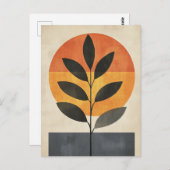 図形オーガニック#129 ポストカード (正面/裏面)