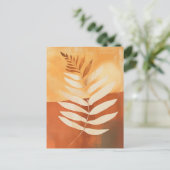 図形オーガニック#130 ポストカード (スタンド正面)